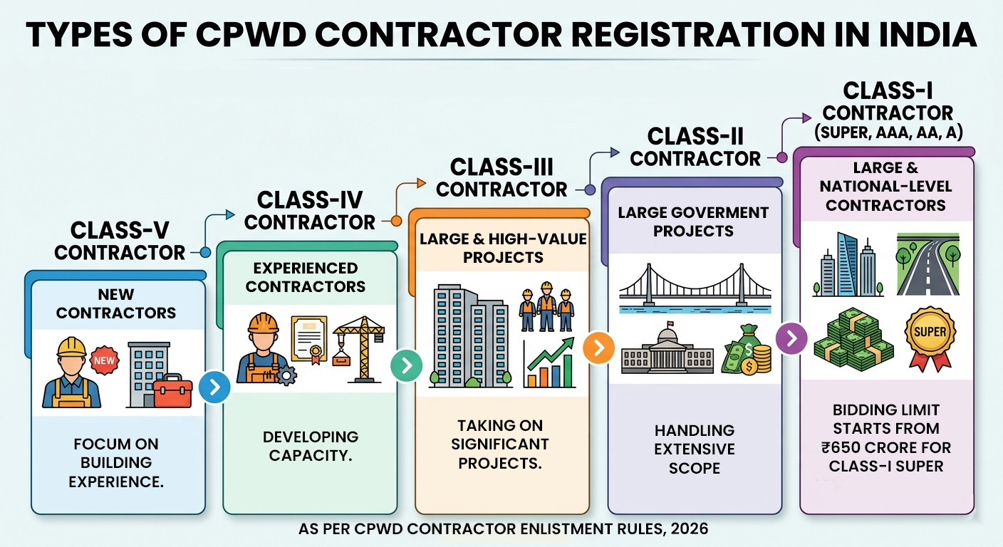 CPWD Contractor Registration Online 2026: Complete Guide